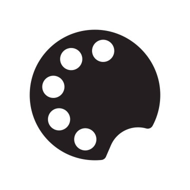 Paleti simgesi. Trendy paleti logo kavramı Müzesi koleksiyonundan beyaz arka plan üzerinde. Web uygulamaları, mobil uygulamalar ve basılı medya kullanım için uygundur..