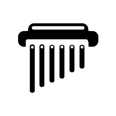 Simge chimes. Beyaz arka planda müzik koleksiyonundan trendy Chimes logo kavramı. Web uygulamaları, mobil uygulamalar ve basılı medya kullanım için uygundur..