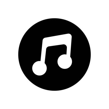 Müzik Mağazası simgesi. Popüler müzik müzik koleksiyonundan beyaz arka plan üzerinde logo kavramı saklayın. Web uygulamaları, mobil uygulamalar ve basılı medya kullanım için uygundur..