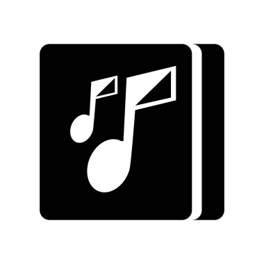 Çalma listesi simgesi. Beyaz arka planda müzik koleksiyonundan trendy Playlist logo kavramı. Web uygulamaları, mobil uygulamalar ve basılı medya kullanım için uygundur..
