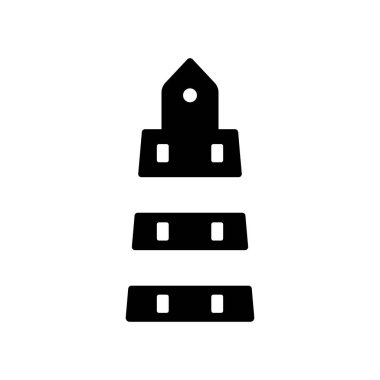 Smeaton'ın kule simgesi. Trendy Smeaton'ın kule logo kavramı deniz koleksiyonundan beyaz arka plan üzerinde. Web uygulamaları, mobil uygulamalar ve basılı medya kullanım için uygundur..