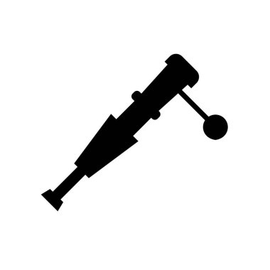 Spyglass simgesi. Trendy spyglass logo kavramı deniz koleksiyonundan beyaz arka plan üzerinde. Web uygulamaları, mobil uygulamalar ve basılı medya kullanım için uygundur..