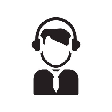 Erkek Kullanıcı Yöneticisi yüz simgesi. Trendy erkek Kullanıcı Yöneticisi yüz logo kavramı insanların koleksiyonundan beyaz arka plan üzerinde. Web uygulamaları, mobil uygulamalar ve basılı medya kullanım için uygundur..