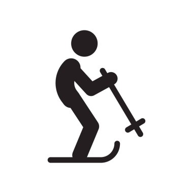 Kayak kişi simgesi. Trendy Kayak kişi logo kavramı insanların koleksiyonundan beyaz arka plan üzerinde. Web uygulamaları, mobil uygulamalar ve basılı medya kullanım için uygundur..