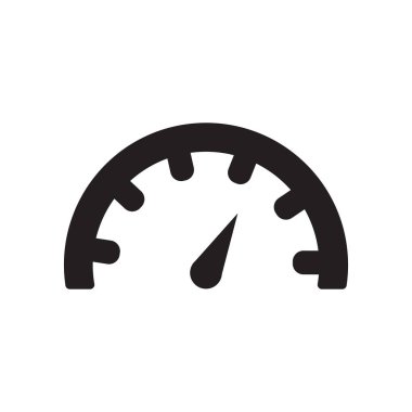 Ölçer simgesi. Trendy ölçer logo kavramı verimlilik koleksiyonundan beyaz arka plan üzerinde. Web uygulamaları, mobil uygulamalar ve basılı medya kullanım için uygundur..