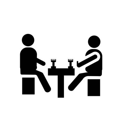 İnsanlar iskambil satranç simgesi simgesi. Satranç logo kavramı eğlence oyunları Collection beyaz arka plan üzerinde trendy oynayanlar. Web uygulamaları, mobil uygulamalar ve basılı medya kullanım için uygundur..