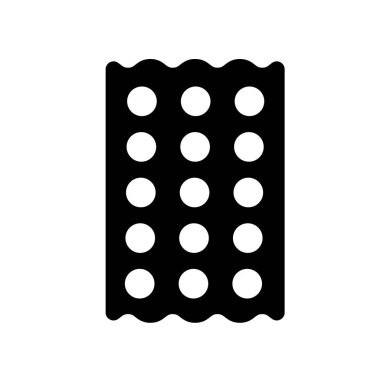 Hamursuz ekmek simgesi. Trendy Matzo logo kavramı din koleksiyonundan beyaz arka plan üzerinde. Web uygulamaları, mobil uygulamalar ve basılı medya kullanım için uygundur..