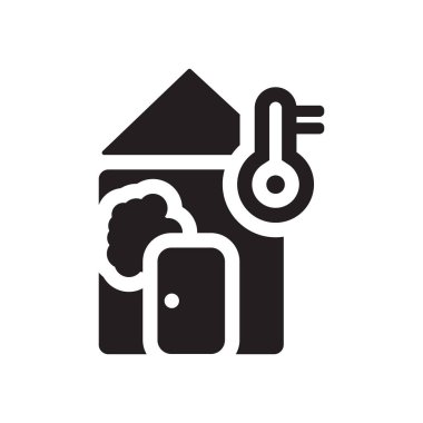 Sauna ısı simgesi. Trendy Sauna ısı logo kavramı sauna koleksiyonundan beyaz arka plan üzerinde. Web uygulamaları, mobil uygulamalar ve basılı medya kullanım için uygundur..