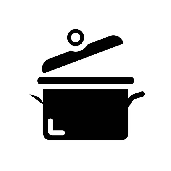 Cooking Pot Icon Trendy Cooking Pot Logo Concept White Background — Stock Vector