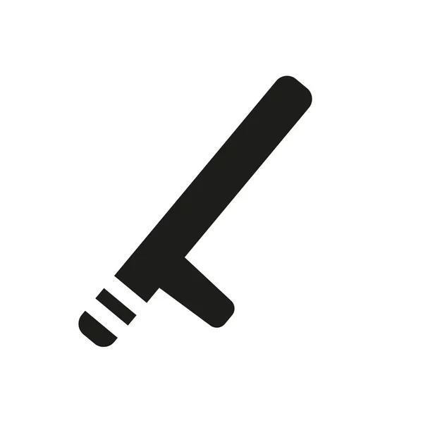 Pictogram Voor Stokje Trendy Baton Logo Concept Witte Achtergrond Uit — Stockvector