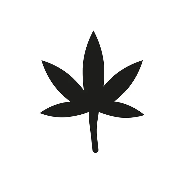 Ícone Marijuana Conceito Logotipo Maconha Moda Fundo Branco Lei Coleção —  Vetores de Stock