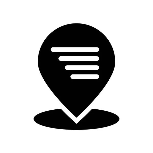 Ícone Movimento Trendy Motion Logo Concept White Background Maps Locations — Vetor de Stock