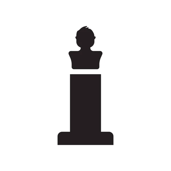 Bust Pictogram Trendy Bust Logo Concept Witte Achtergrond Uit Museumcollectie — Stockvector