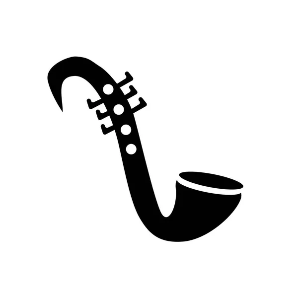 Ikona Jazzu Modny Jazz Koncepcja Logo Białym Tle Kolekcji Muzyki — Wektor stockowy