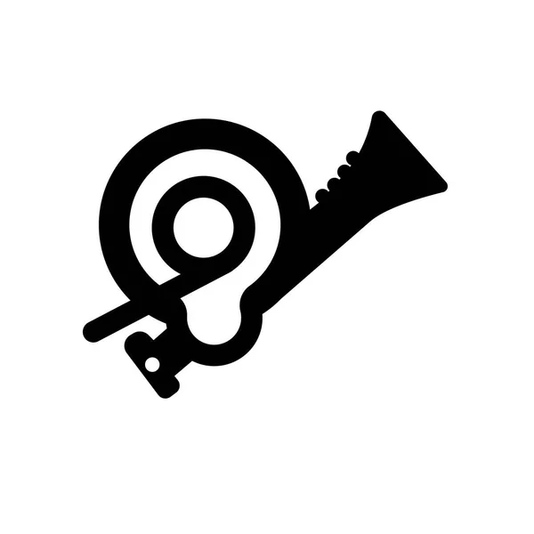 Tuba Pictogram Trendy Tuba Logo Concept Witte Achtergrond Uit Muziekcollectie — Stockvector