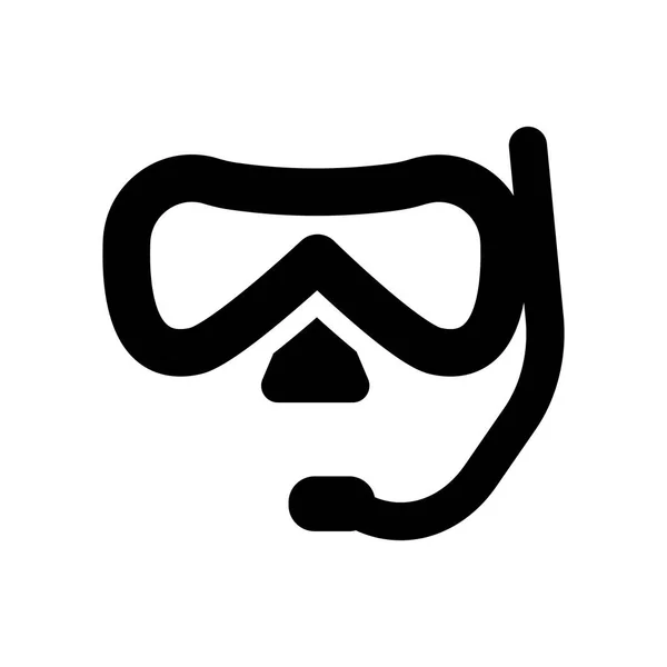 Tauchermasken Symbol Trendy Tauchermaske Logo Konzept Auf Weißem Hintergrund Aus — Stockvektor