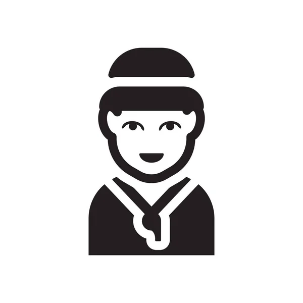 Trainer Ikone Trendiges Trainer Gesicht Logo Konzept Auf Weißem Hintergrund — Stockvektor