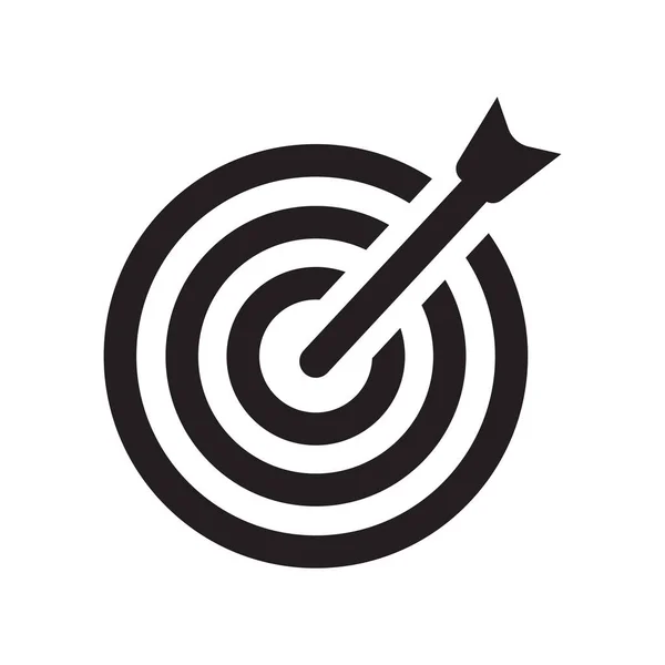 Bullseye Target Symbol Icon Trendy Bullseye Target Symbol Logo Concept — Stock Vector