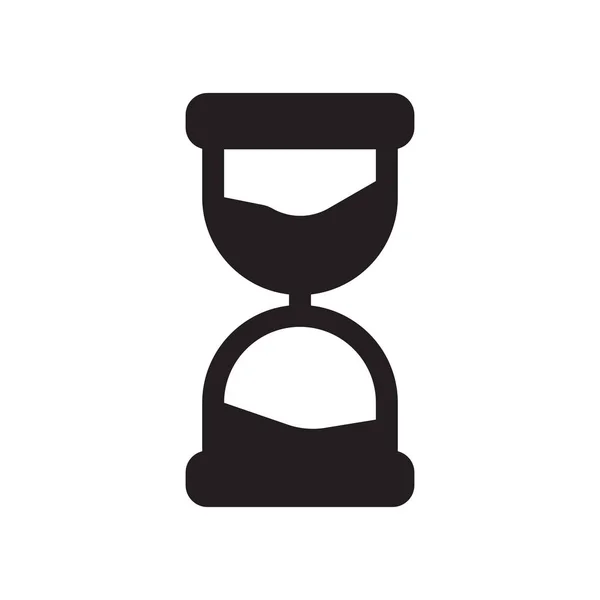 Pictogram Tijd Doorgeven Trendy Tijd Voorbij Logo Concept Witte Achtergrond — Stockvector