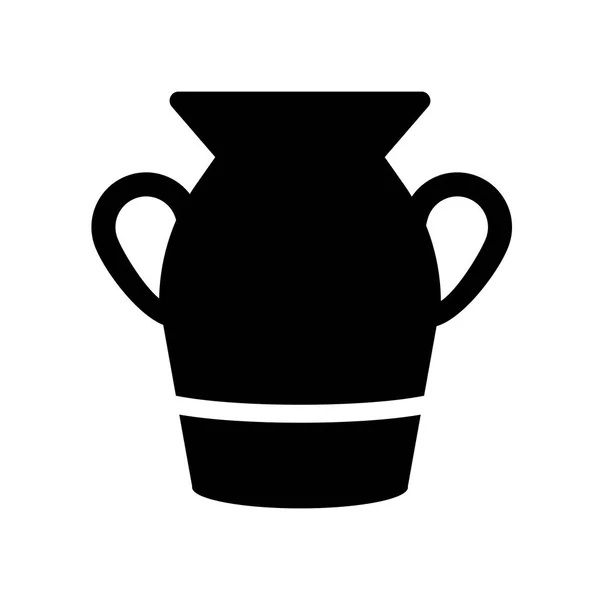 Manna Jar Pictogram Trendy Manna Jar Logo Concept Witte Achtergrond — Stockvector