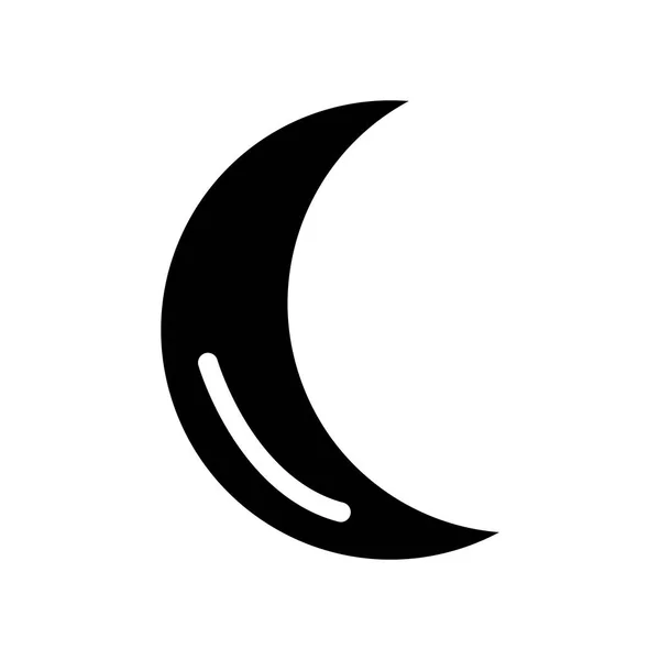 Ramadan Crescent Moon Ícone Trendy Ramadan Crescent Moon Logo Concept — Vetor de Stock