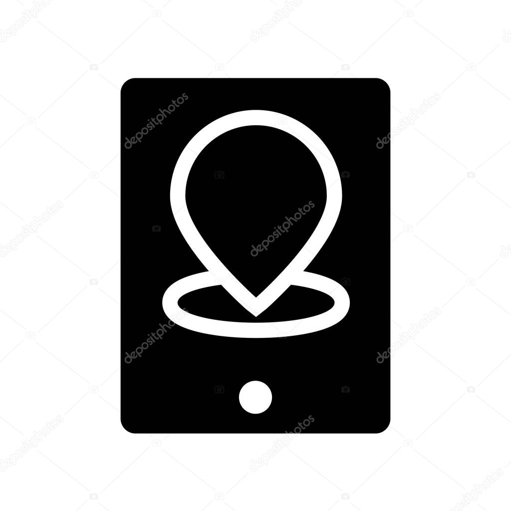 Gps device icon. Trendy Gps device logo concept on white background from Maps and Locations collection. Suitable for use on web apps, mobile apps and print media.