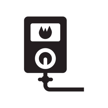 Su ısıtıcı simgesi. Trendy su ısıtıcı logo kavramı smarthome koleksiyonundan beyaz arka plan üzerinde. Web uygulamaları, mobil uygulamalar ve basılı medya kullanım için uygundur..