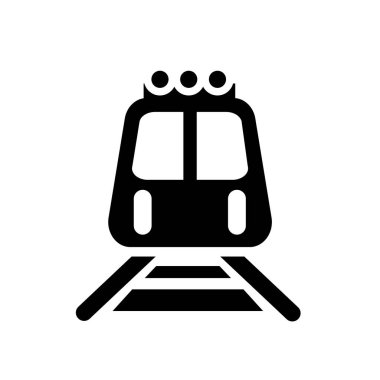 Metro simgesi. Modaya uygun Metro logo kavramı ulaşım koleksiyonundan beyaz arka plan üzerinde. Web uygulamaları, mobil uygulamalar ve basılı medya kullanım için uygundur..