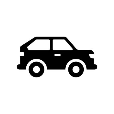 SUV simgesi. Trendy Suv logo kavramı ulaşım koleksiyonundan beyaz arka plan üzerinde. Web uygulamaları, mobil uygulamalar ve basılı medya kullanım için uygundur..
