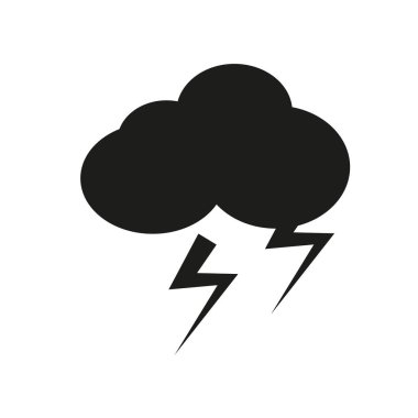 Işık cıvata simgesi. Modaya uygun ışık bolt logo kavramı beyaz arka plan üzerinde hava koleksiyonundan. Web uygulamaları, mobil uygulamalar ve basılı medya kullanım için uygundur..