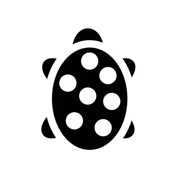 Żółw Morski Ikona Koncepcja Logo Żółw Modny Morze Białym Tle — Wektor stockowy