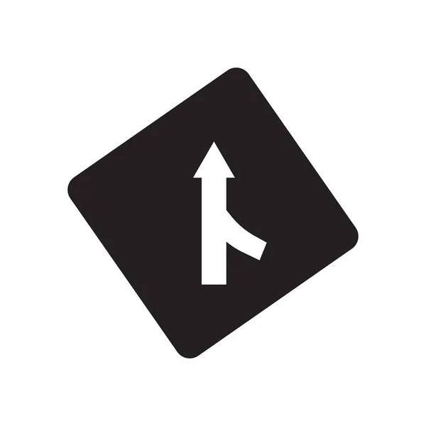 合并标志图标 时尚合并标志标志标志的概念 从白色的背景从交通标志集合 适用于 Web 移动应用和打印媒体 — 图库矢量图片