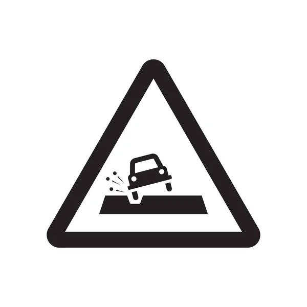 Icône Signe Nid Poule Trendy Pothole Signe Logo Concept Sur — Image vectorielle
