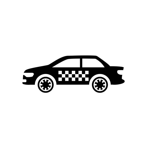 Ícone Táxi Trendy Cab Logo Concept White Background Transportation Collection — Vetor de Stock