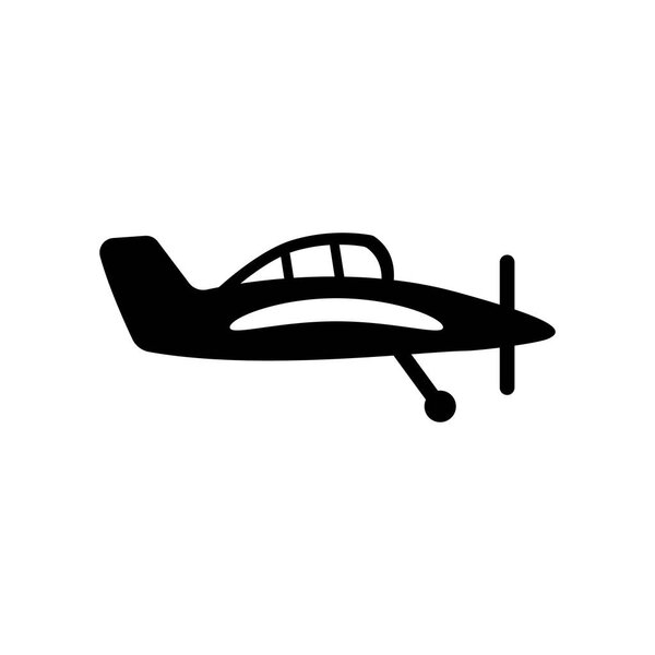 crop duster icon. Trendy crop duster logo concept on white background from Transportation collection. Suitable for use on web apps, mobile apps and print media.