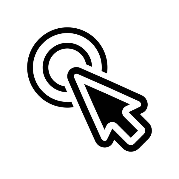Cursor Symbol Trendiges Cursor Logo Konzept Auf Weißem Hintergrund Aus — Stockvektor