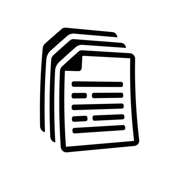 Dokumente Trendige Dokumente Logo Konzept Auf Weißem Hintergrund Aus Benutzeroberfläche — Stockvektor