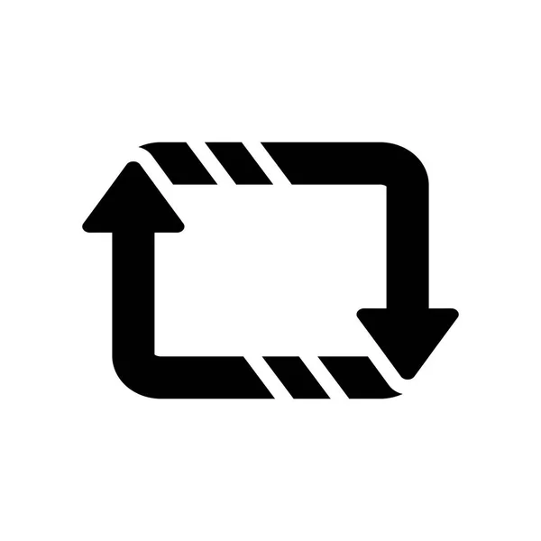 Ícone Retweet Trendy Retweet Logo Concept White Background User Interface — Vetor de Stock