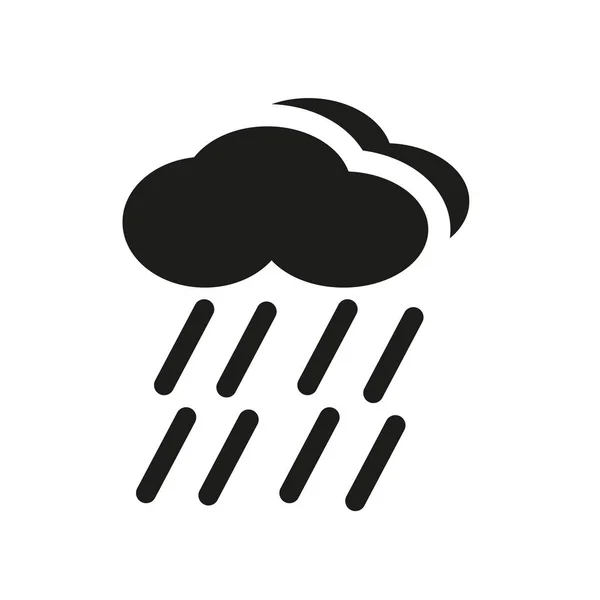 Ícone Precipitação Conceito Logotipo Precipitação Moda Fundo Branco Coleção Weather —  Vetores de Stock