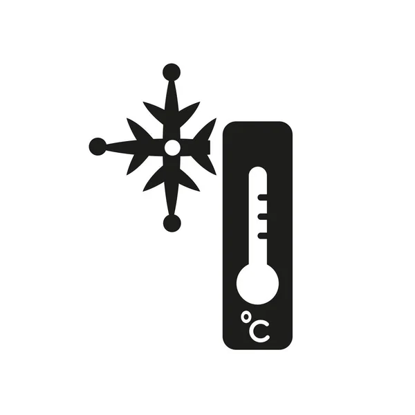 Ref Frost Концепция Логотипа Trendy Frost Белом Фоне Коллекции Weather — стоковый вектор