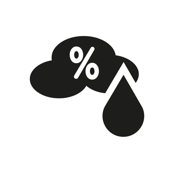Feuchtigkeitssymbol Trendiges Feuchtigkeitslogokonzept Auf Weißem Hintergrund Aus Der Wetterkollektion Geeignet — Stockvektor