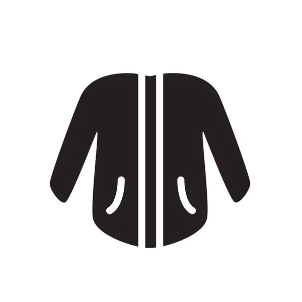 Icono Ropa Invierno Moda Concepto Logotipo Ropa Invierno Sobre Fondo — Vector de stock