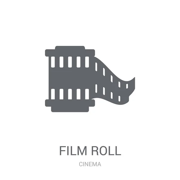 Значок Пленки Концепция Логотипа Trendy Film Белом Фоне Коллекции Cinema — стоковый вектор
