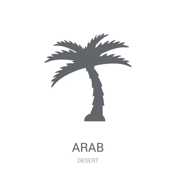 Icono Árabe Concepto Logotipo Árabe Moda Sobre Fondo Blanco Colección — Vector de stock