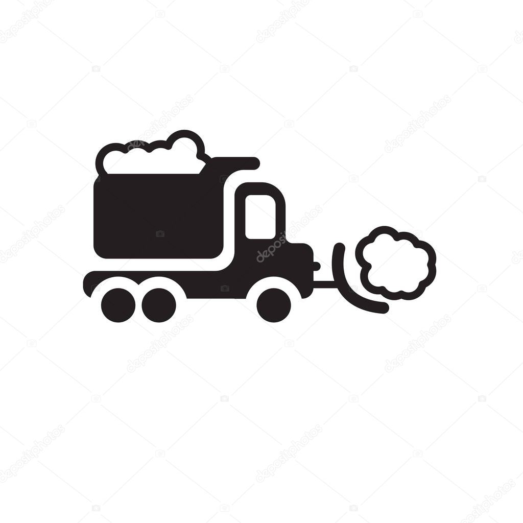 Snowplow icon. Trendy Snowplow logo concept on white background from Winter collection. Suitable for use on web apps, mobile apps and print media.