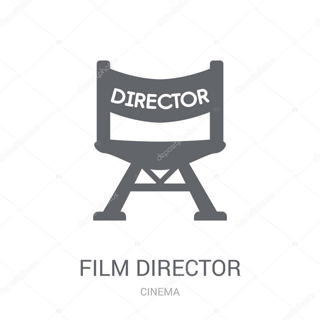 Film director icon. Trendy Film director logo concept on white background from Cinema collection. Suitable for use on web apps, mobile apps and print media.
