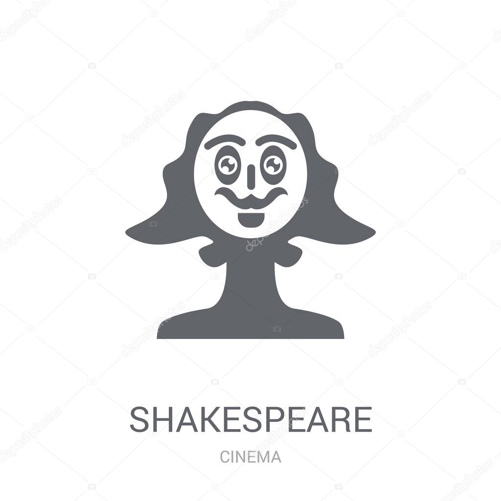 Shakespeare icon. Trendy Shakespeare logo concept on white background from Cinema collection. Suitable for use on web apps, mobile apps and print media.