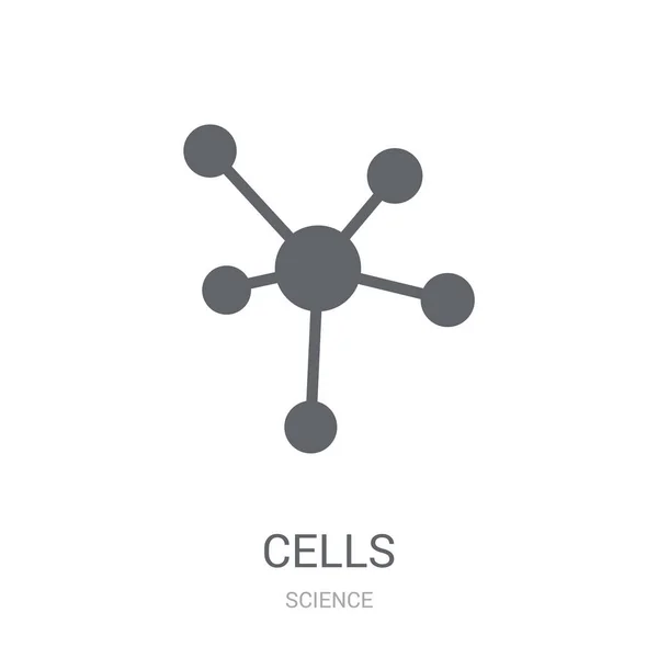 Ícone Células Trendy Cells Logo Concept White Background Science Collection —  Vetores de Stock