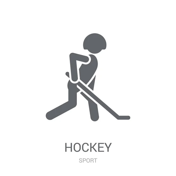 Hockey Icon Trendy Hockey Logo Concept White Background Sport Collection — Stock Vector