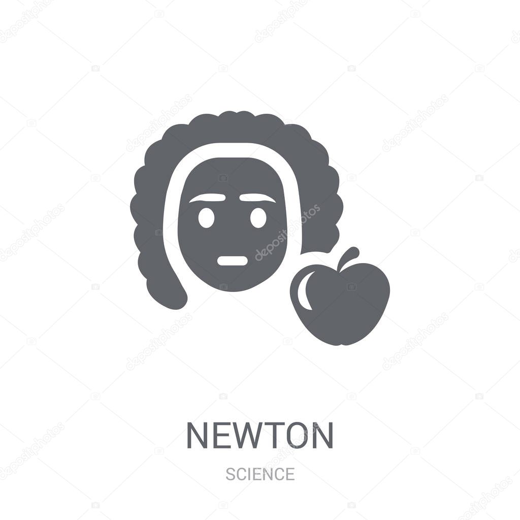 Newton icon. Trendy Newton logo concept on white background from Science collection. Suitable for use on web apps, mobile apps and print media.